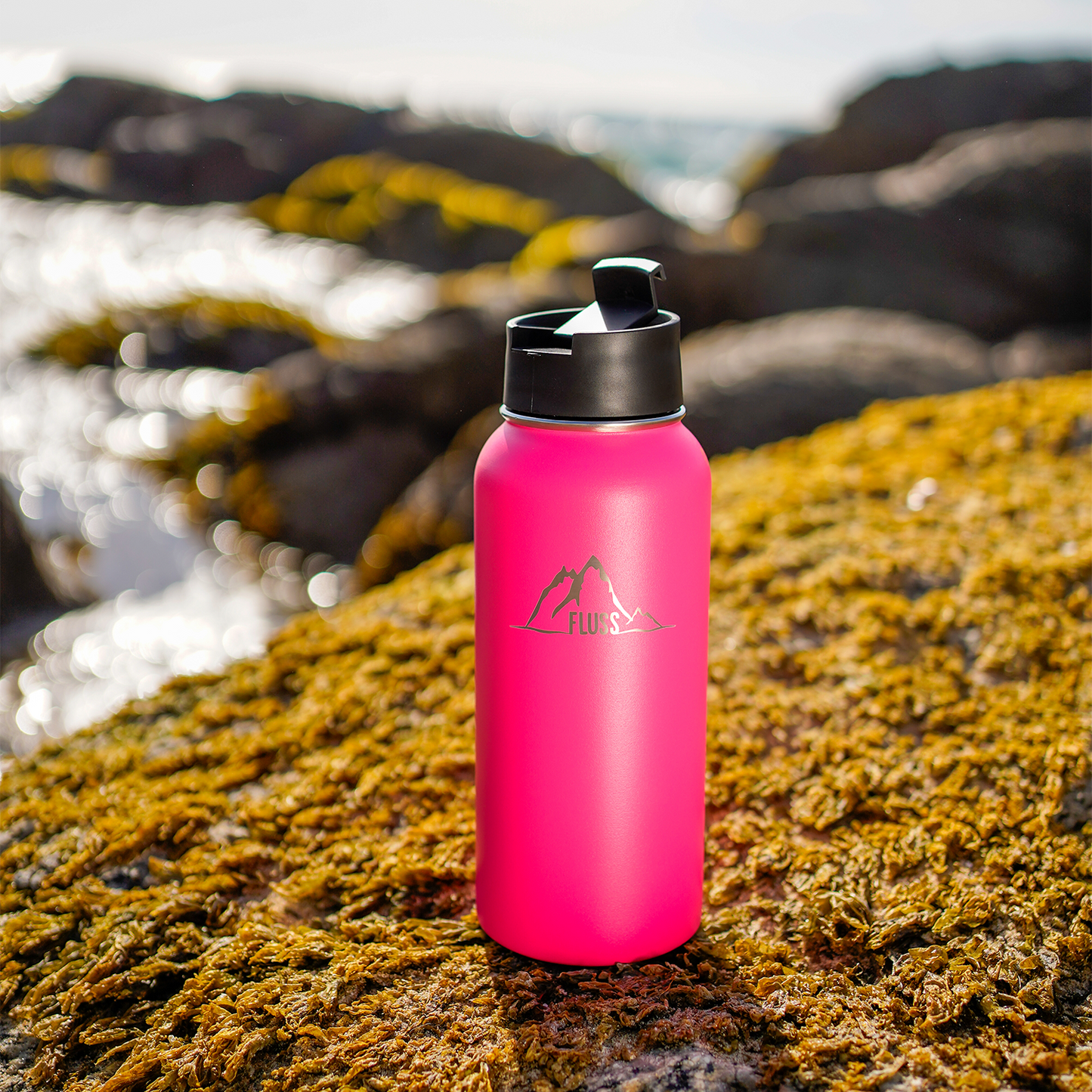 BOTELLA 32OZ FUCSIA