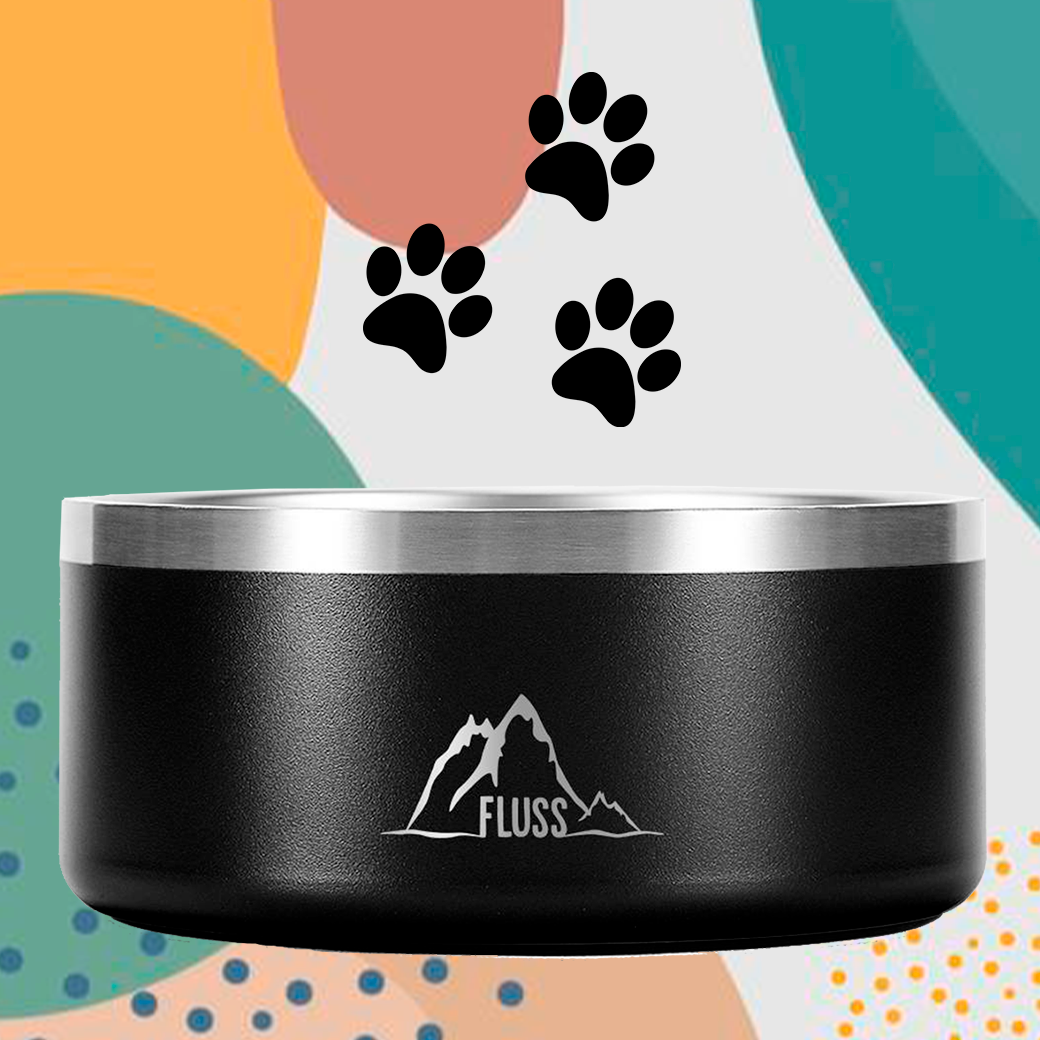 PET BOWL 64oz NEGRO 🐾
