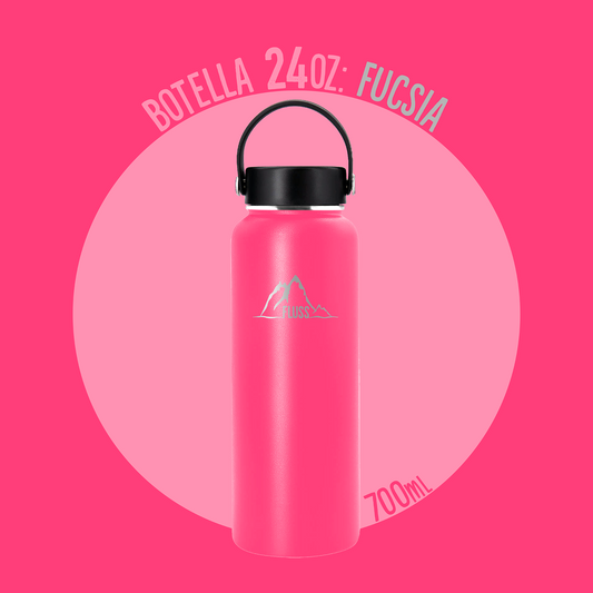BOTELLA 24oz FUCSIA